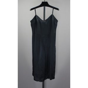 DONATED NEW! JUICY COUTURE SILK DRESS! WOMENS 14! black cocktail formal party